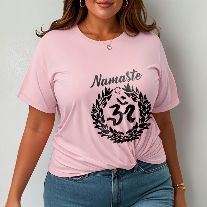 Maglietta in cotone con motivo di Buddha Stones, Om, sanscrito, Namaste - image 14