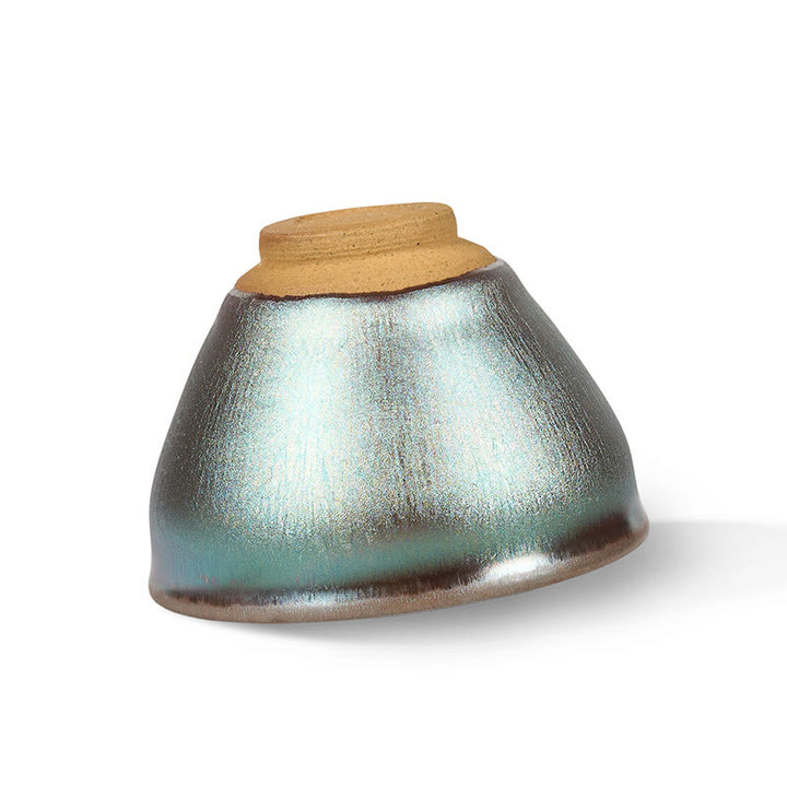 Tazza da tè in ceramica blu e viola con fiore di loto cinese Jianzhan fatto a mano, motivo: Buddha Stones, tazza da tè Kung Fu da 150 ml - image 10