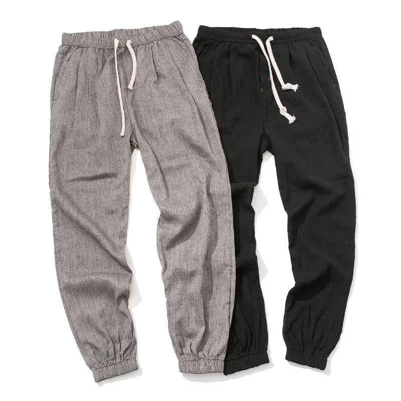 Pantaloni da uomo con tasche e coulisse semplici con motivo Buddha Stones - image 18