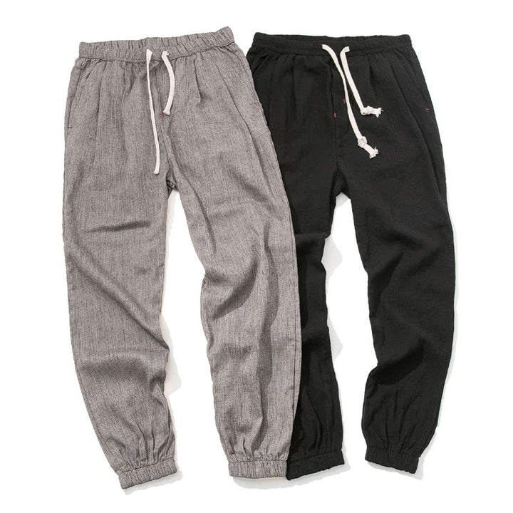 Pantaloni da uomo con tasche e coulisse semplici con motivo Buddha Stones - image 18