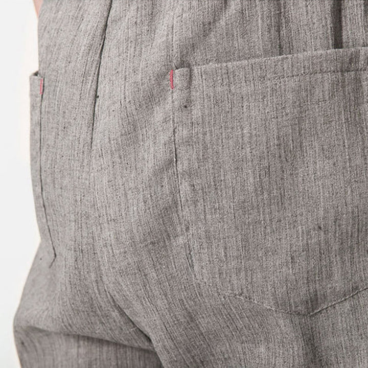 Pantaloni da uomo con tasche e coulisse semplici con motivo Buddha Stones - image 10