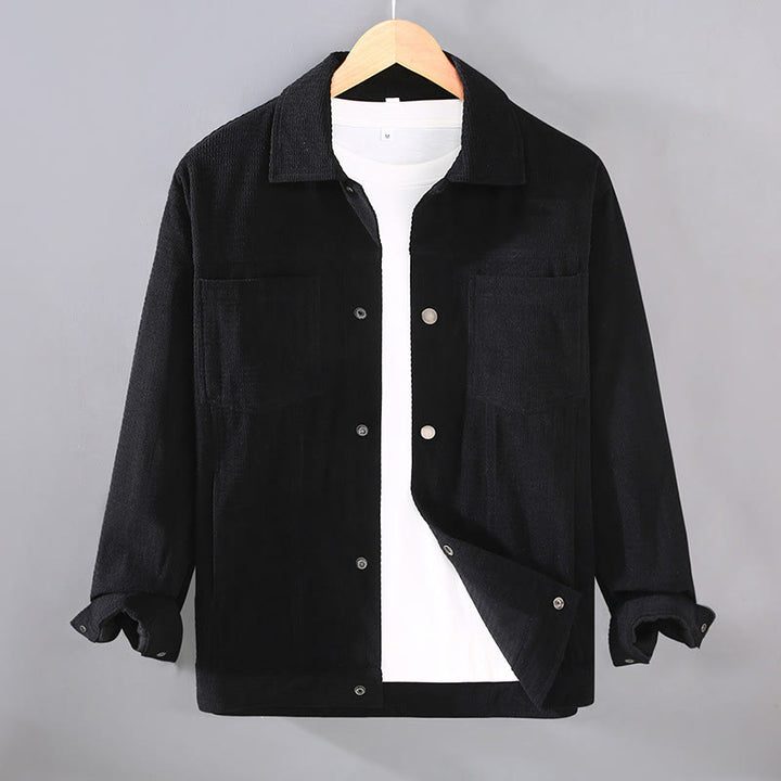 Giacca da uomo a maniche lunghe con tasche e bottoni con risvolto Buddha Stones Commute - Nero - US/UK/AU42, EU52 (3XL) - image 6