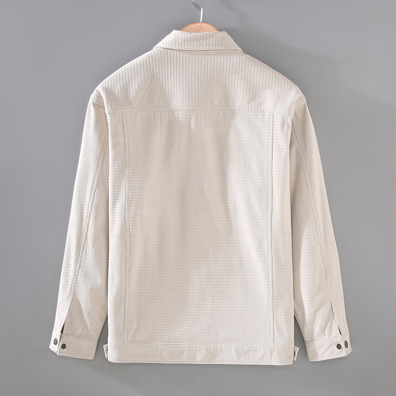 Giacca da uomo a maniche lunghe con tasche e bottoni con risvolto Buddha Stones Commute - image 1