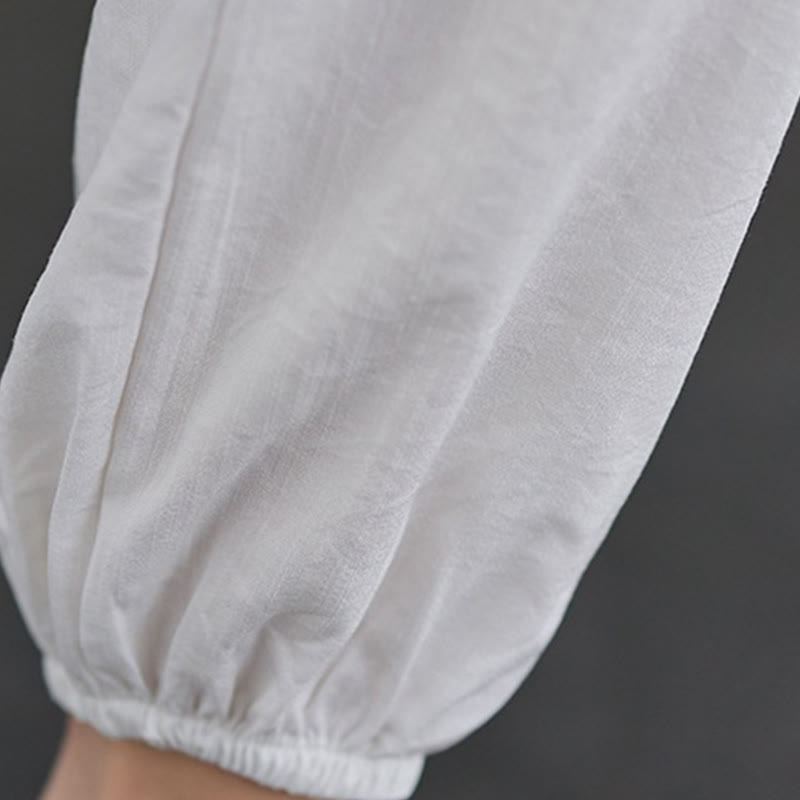 Set da donna di abbigliamento da meditazione Zen con maglietta e pantaloni in cotone Tai Chi, 2 pezzi, motivo : Buddha Stones - image 14