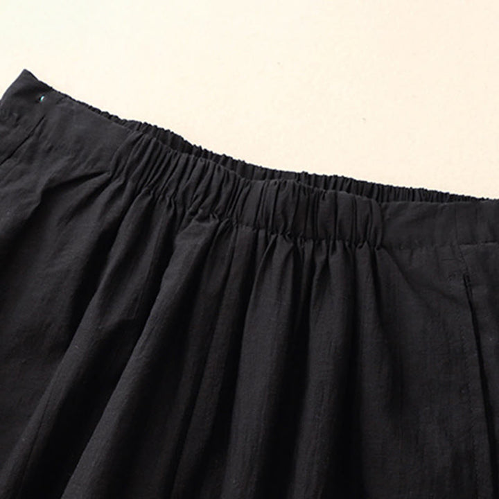 Pantaloni harem da donna in cotone con tasche, modello Buddha Stones, casual e dal design semplice - image 2
