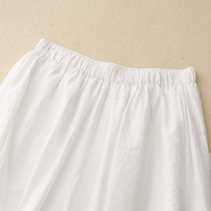 Pantaloni harem da donna in cotone con tasche, modello Buddha Stones, casual e dal design semplice - image 7