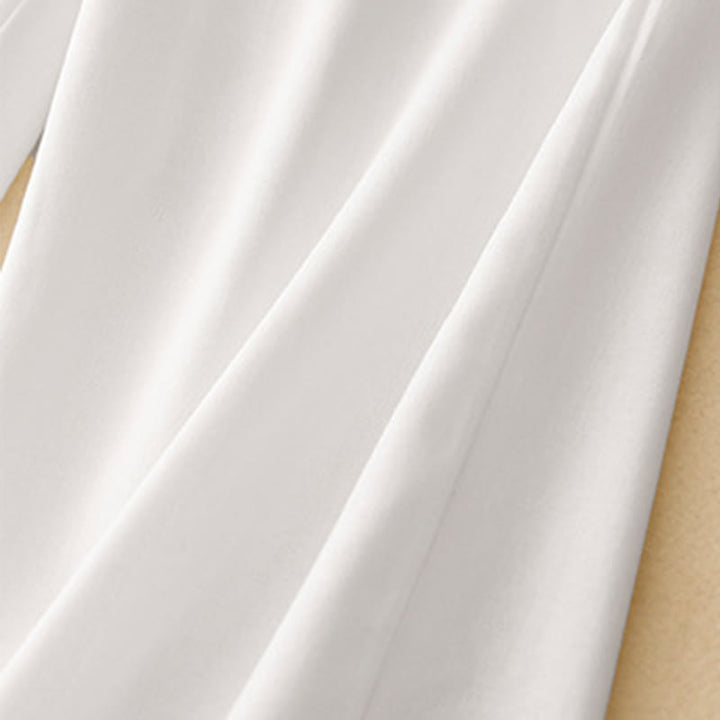 Pantaloni da donna in cotone e lino con tasche, modello Buddha Stones, modello casual a gamba dritta - image 12