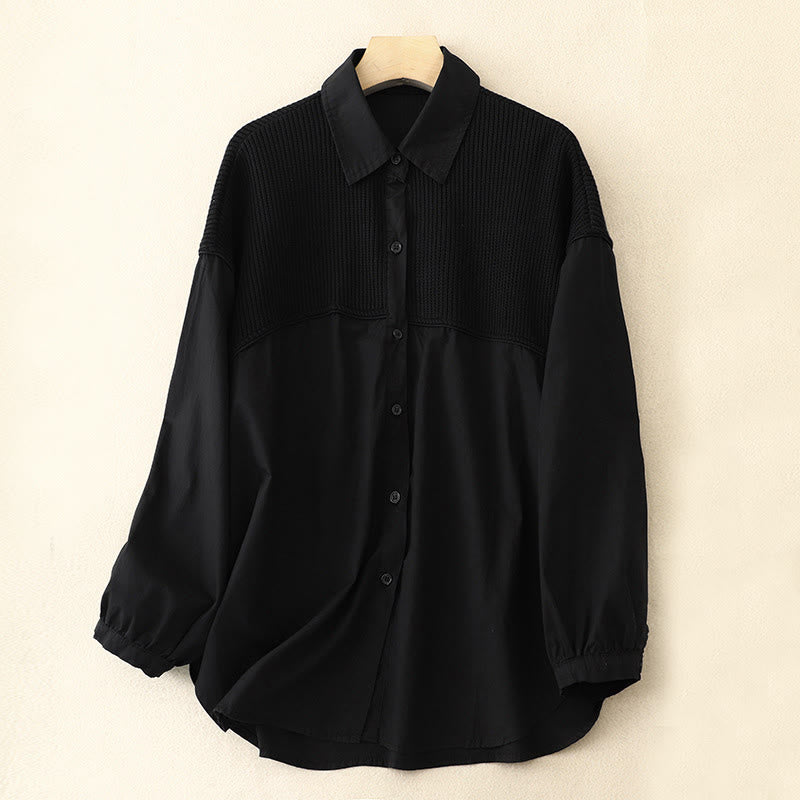 Giacca da donna in velluto a coste di cotone con collo alto Buddha Stones - Nero - US14, UK/AU18, EU46 (2XL) - image 6