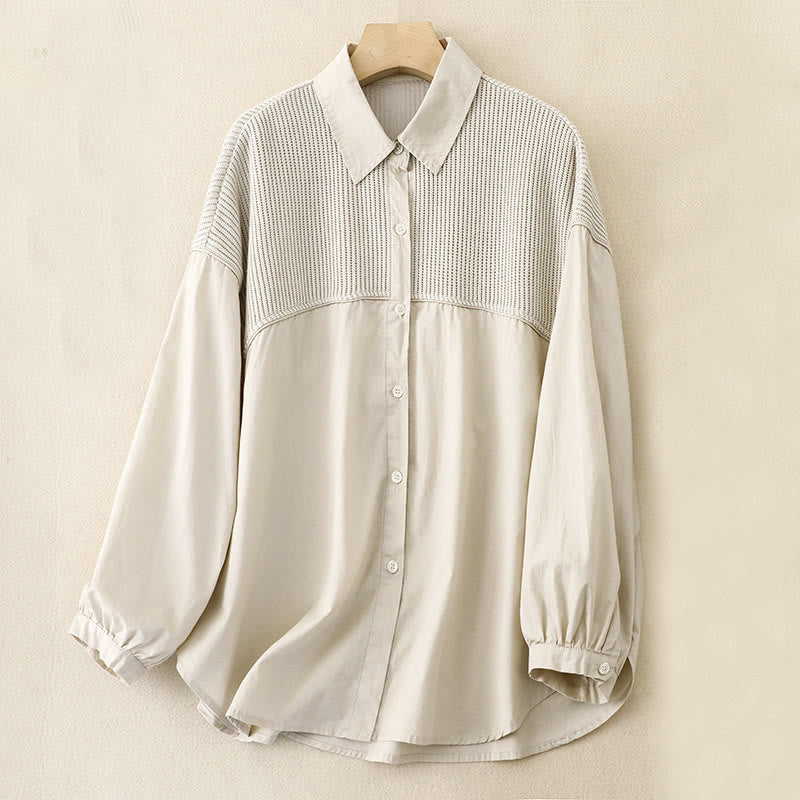 Giacca da donna in velluto a coste di cotone con collo alto Buddha Stones - Beige - US14, UK/AU18, EU46 (2XL) - image 11