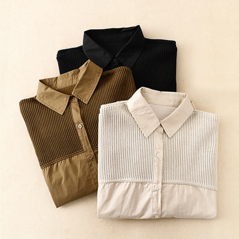 Giacca da donna in velluto a coste di cotone con collo alto Buddha Stones - image 20