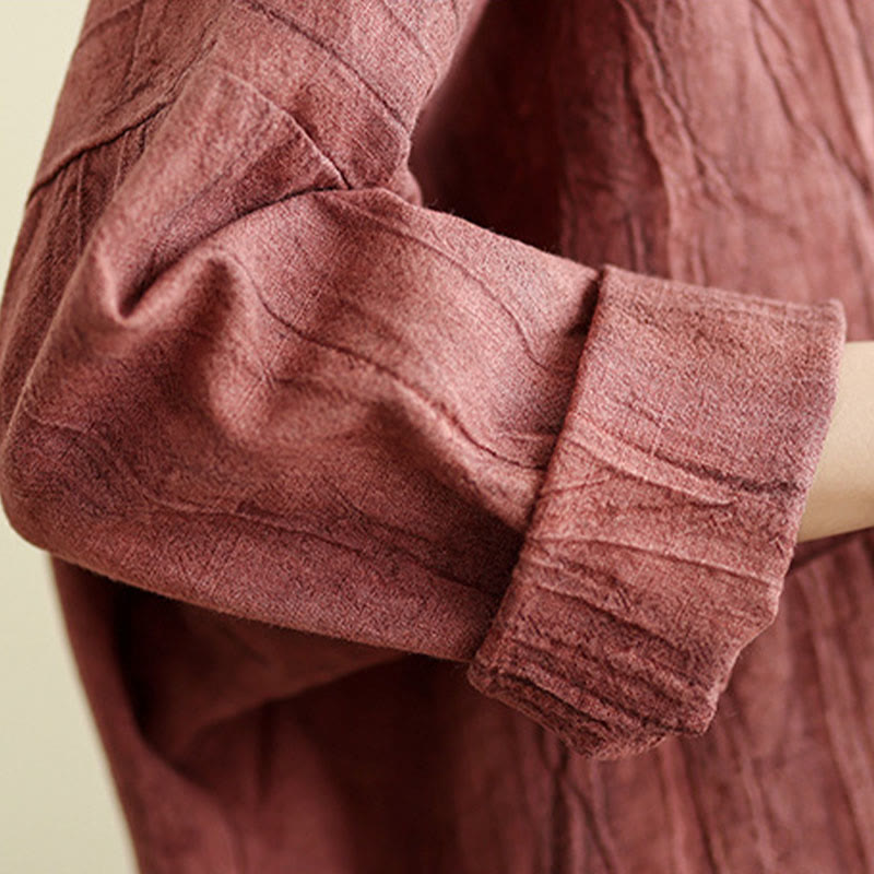 Giacca da donna in cotone e lino con maniche lunghe e tasche, Buddha Stones - image 16