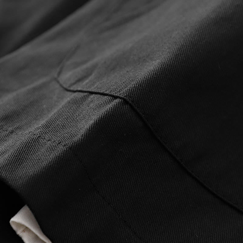 Giacca da donna in cotone a maniche lunghe con tasche e motivo Buddha Stones in tinta unita - image 13