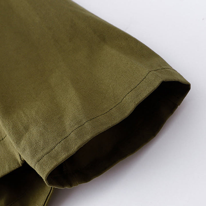 Giacca da donna in cotone a maniche lunghe con tasche e motivo Buddha Stones in tinta unita - image 19