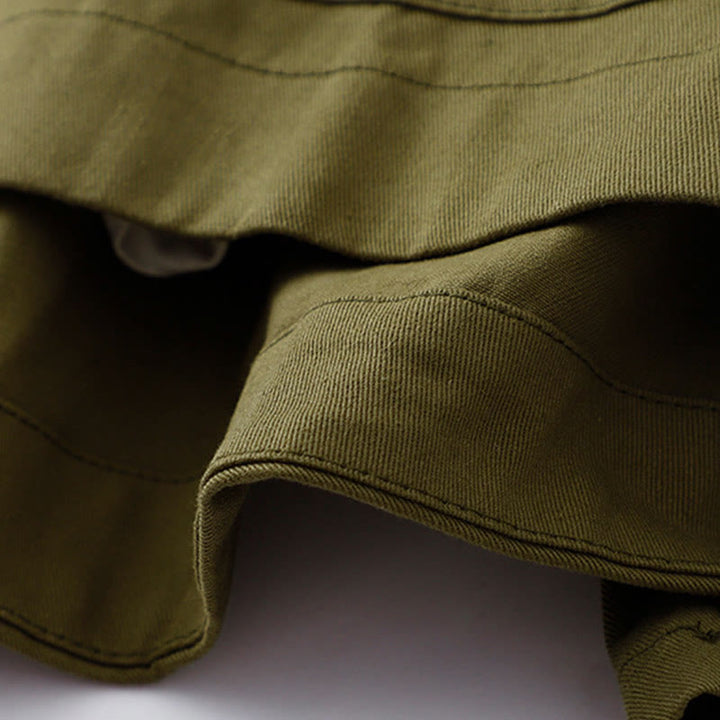 Giacca da donna in cotone a maniche lunghe con tasche e motivo Buddha Stones in tinta unita - image 21