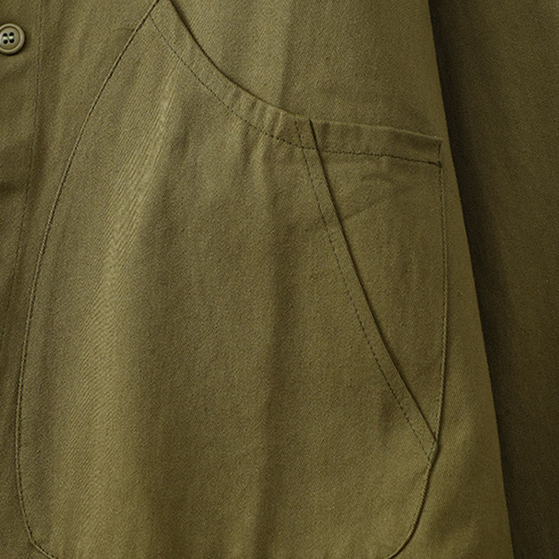 Giacca da donna in cotone a maniche lunghe con tasche e motivo Buddha Stones in tinta unita - image 20