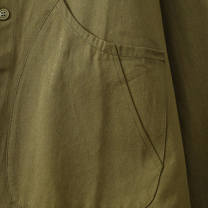 Giacca da donna in cotone a maniche lunghe con tasche e motivo Buddha Stones in tinta unita - image 20