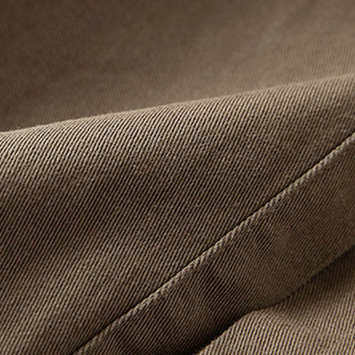 Giacca da donna in cotone e lino con risvolto, maniche lunghe, modello irregolare, con tasche, motivo Buddha Stones Fall - image 18