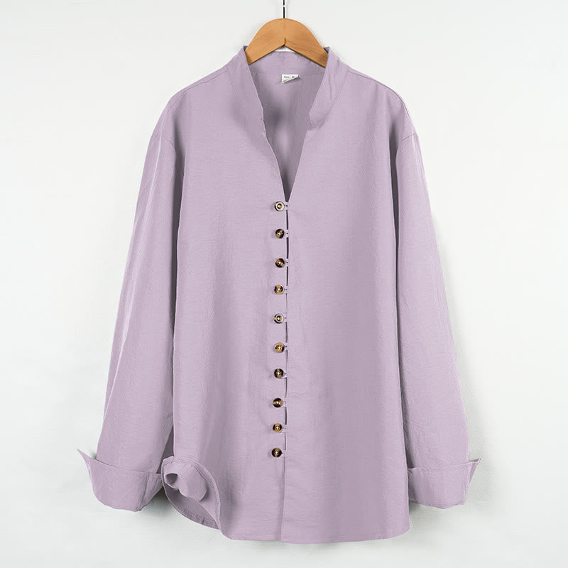 Camicia da uomo a maniche lunghe con bottoni in tinta unita Buddha Stones - Cardo - US/UK/AU46, EU56 (3XL) - image 25