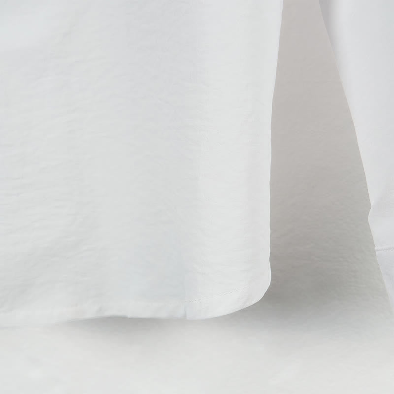 Camicia da uomo a maniche lunghe con bottoni in tinta unita Buddha Stones - image 10