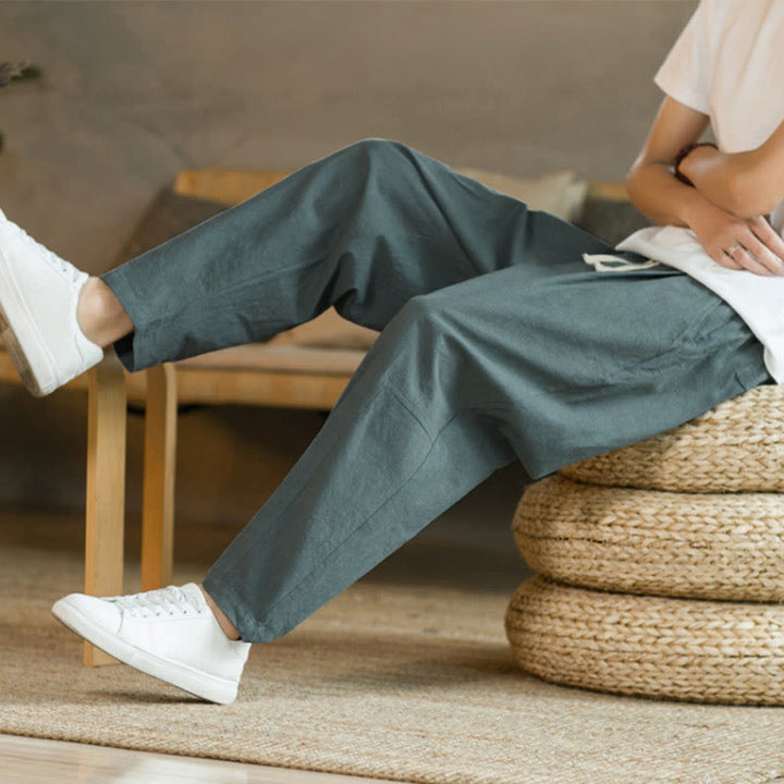 Buddha Stones da uomo in cotone con tasche Buddha Stones - image 7