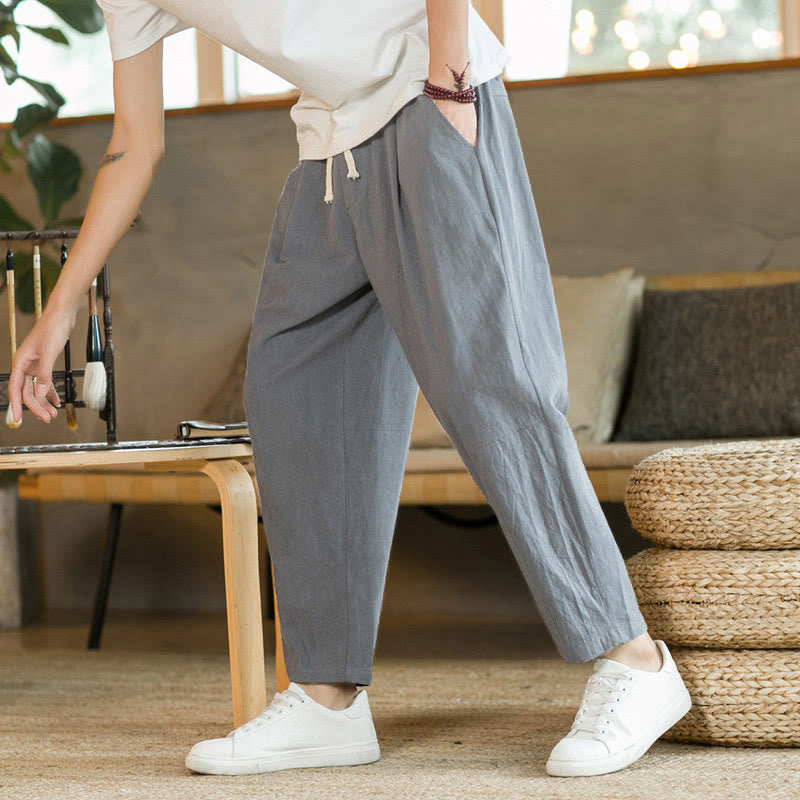 Buddha Stones da uomo in cotone con tasche Buddha Stones - image 22