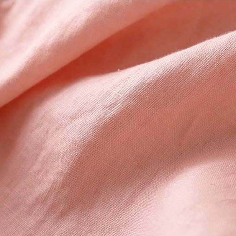 Camicia da donna in cotone a maniche lunghe con scollo a V, motivo Buddha Stones, fiori ricamati casual - image 5