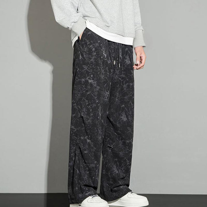 Pantaloni da uomo con coulisse e tasche, modello casual vintage mimetico Buddha Stones - image 4