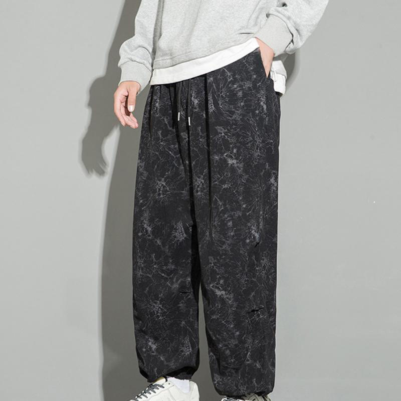 Pantaloni da uomo con coulisse e tasche, modello casual vintage mimetico Buddha Stones - image 2