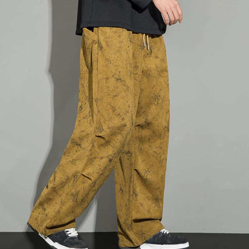 Pantaloni da uomo con coulisse e tasche, modello casual vintage mimetico Buddha Stones - image 26