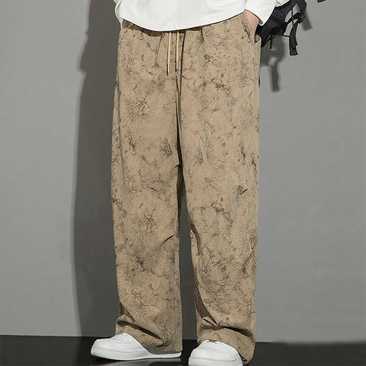 Pantaloni da uomo con coulisse e tasche, modello casual vintage mimetico Buddha Stones - image 14