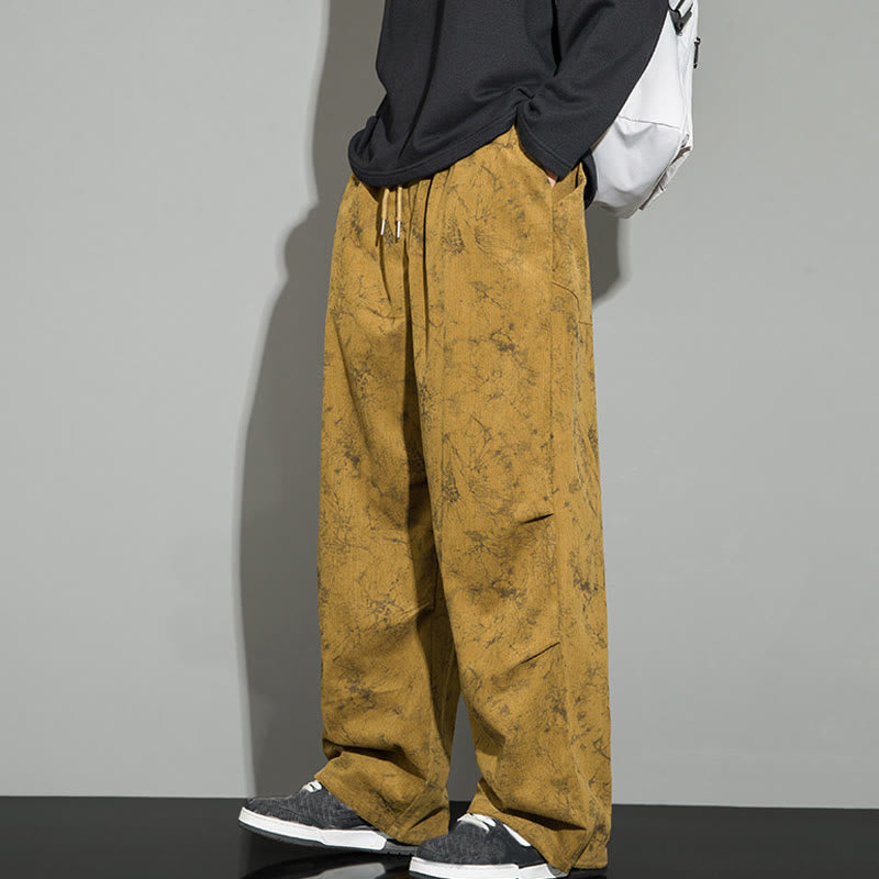 Pantaloni da uomo con coulisse e tasche, modello casual vintage mimetico Buddha Stones - image 31