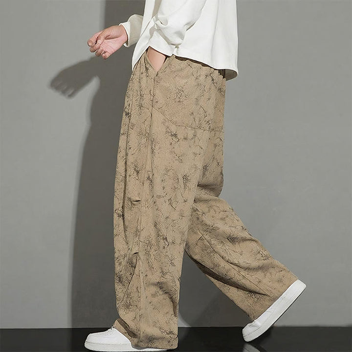 Pantaloni da uomo con coulisse e tasche, modello casual vintage mimetico Buddha Stones - image 17