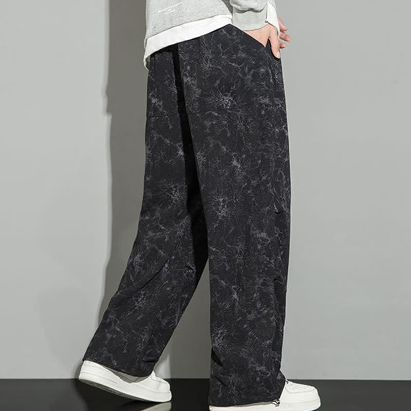 Pantaloni da uomo con coulisse e tasche, modello casual vintage mimetico Buddha Stones - image 8