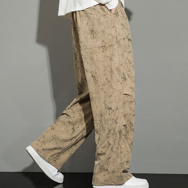 Pantaloni da uomo con coulisse e tasche, modello casual vintage mimetico Buddha Stones - image 18