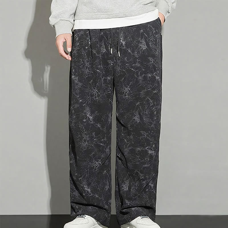 Pantaloni da uomo con coulisse e tasche, modello casual vintage mimetico Buddha Stones - image 3