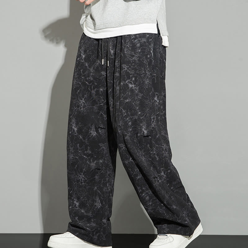Pantaloni da uomo con coulisse e tasche, modello casual vintage mimetico Buddha Stones - image 7
