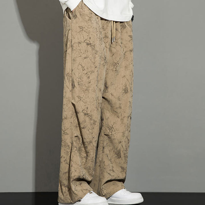 Pantaloni da uomo con coulisse e tasche, modello casual vintage mimetico Buddha Stones - image 16