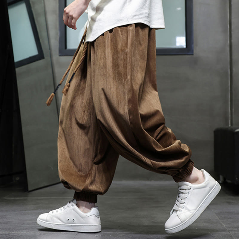 Pantaloni harem da uomo con tasche e coulisse, casual e colorati, adatti a tutti i giorni, con Buddha Stones - image 13