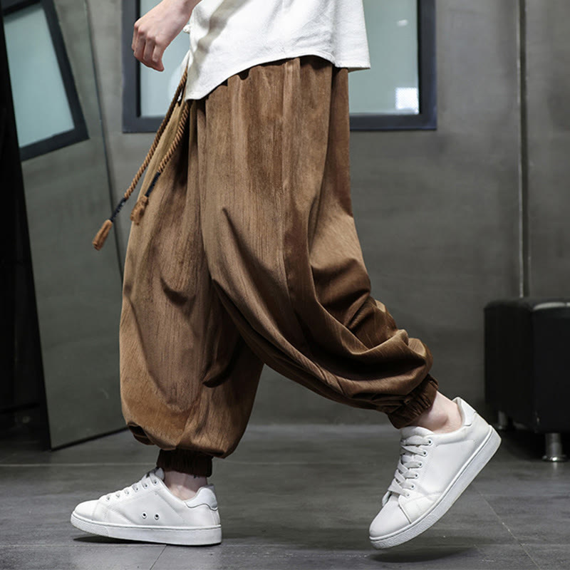 Pantaloni harem da uomo con tasche e coulisse, casual e colorati, adatti a tutti i giorni, con Buddha Stones - image 17