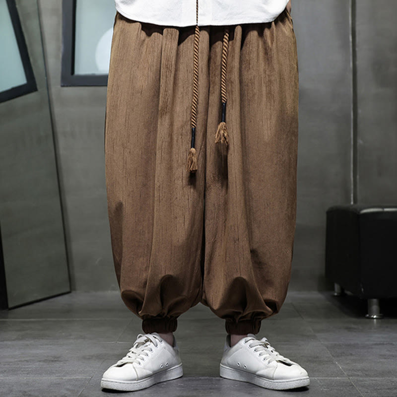 Pantaloni harem da uomo con tasche e coulisse, casual e colorati, adatti a tutti i giorni, con Buddha Stones - image 11