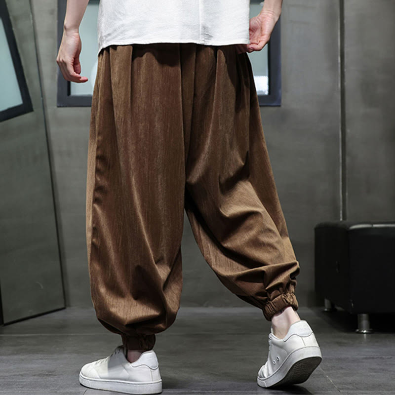 Pantaloni harem da uomo con tasche e coulisse, casual e colorati, adatti a tutti i giorni, con Buddha Stones - image 16