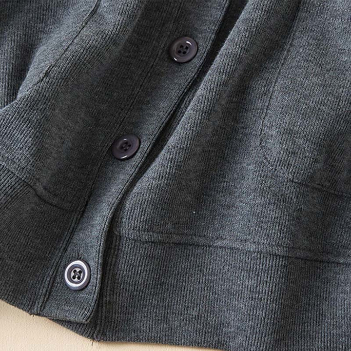 Giacca da donna in cotone con cappuccio e tasche, bottoni semplici, Buddha Stones - image 3