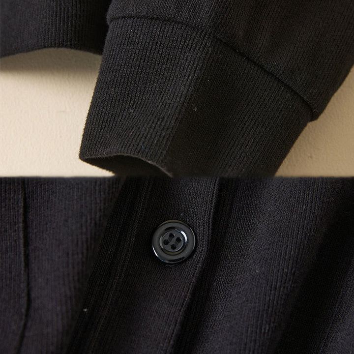 Giacca da donna in cotone con cappuccio e tasche, bottoni semplici, Buddha Stones - image 31