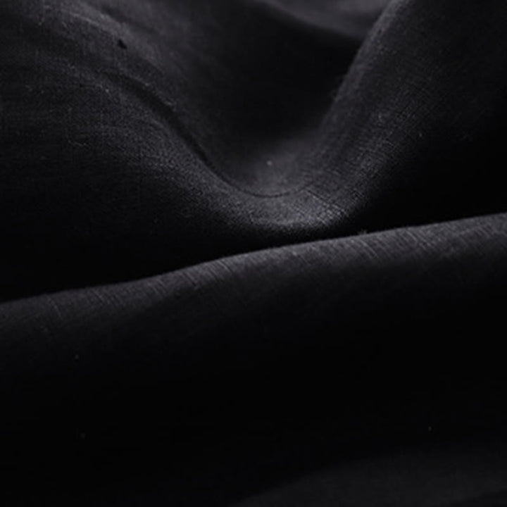 Abito midi senza maniche con scollo rotondo, tinta unita e tasche, perfetto per l'estate e il tempo libero, con stampa Buddha Stones. - image 14