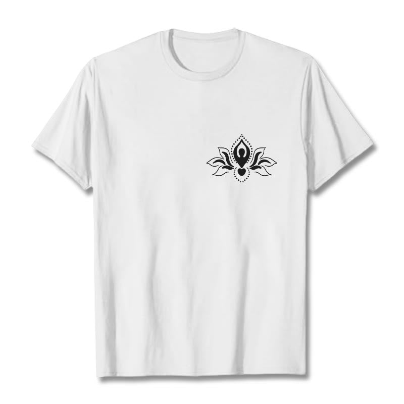 Maglietta con motivo Buddha Stones Lotus Meditation Buddha - Bianco - 2XL - image 1