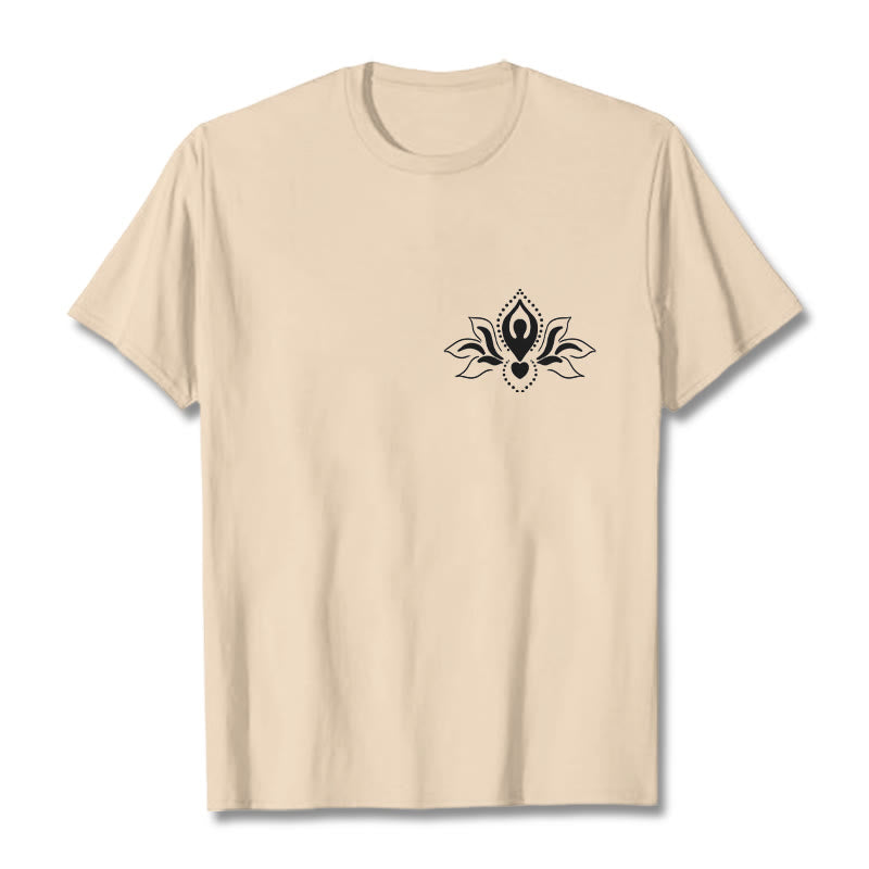 Maglietta con motivo Buddha Stones Lotus Meditation Buddha - Biscotto - 2XL - image 9