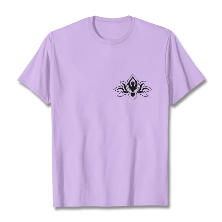 Maglietta con motivo Buddha Stones Lotus Meditation Buddha - Prugna - 2XL - image 17