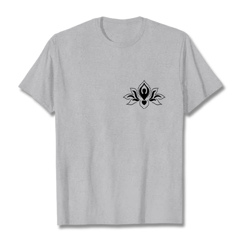 Maglietta con motivo Buddha Stones Lotus Meditation Buddha - Grigio chiaro - 2XL - image 20
