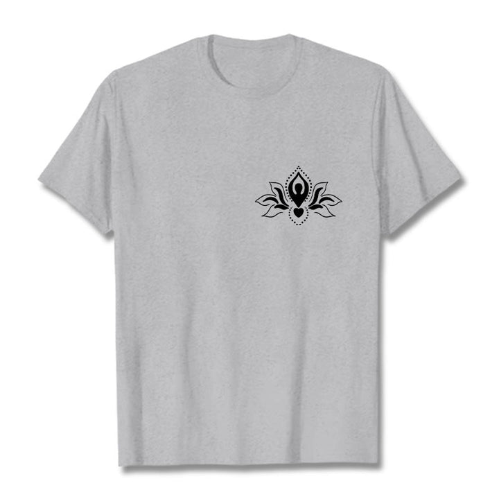 Maglietta con motivo Buddha Stones Lotus Meditation Buddha - Grigio chiaro - 2XL - image 20