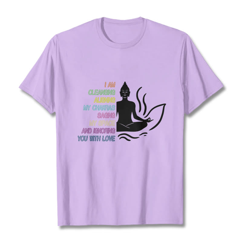 Maglietta con design di meditazione Buddha Stones Buddha Lotus Flower - Prugna - 灰色 - image 17